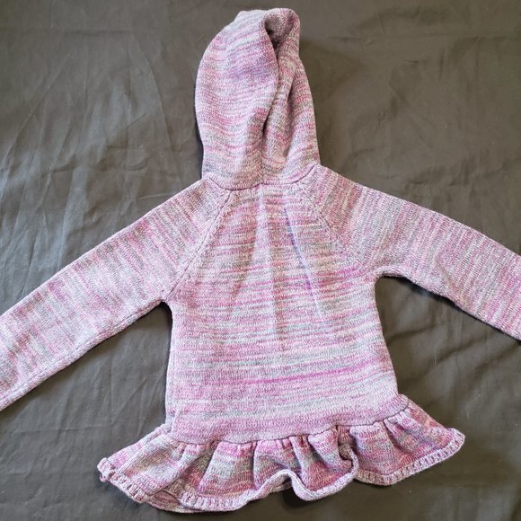 Calvin Klein Hooded Skirted Knit Shirt 3T Size 100% Cotton - Picture 2 of 4